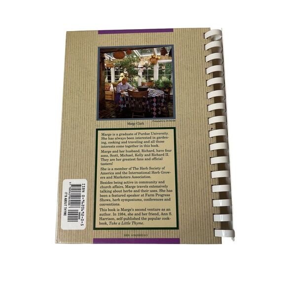Vintage Cookbook Its About Thyme An Herb and Cookbook of Herb Non Herb Recipes - Picture 2 of 10